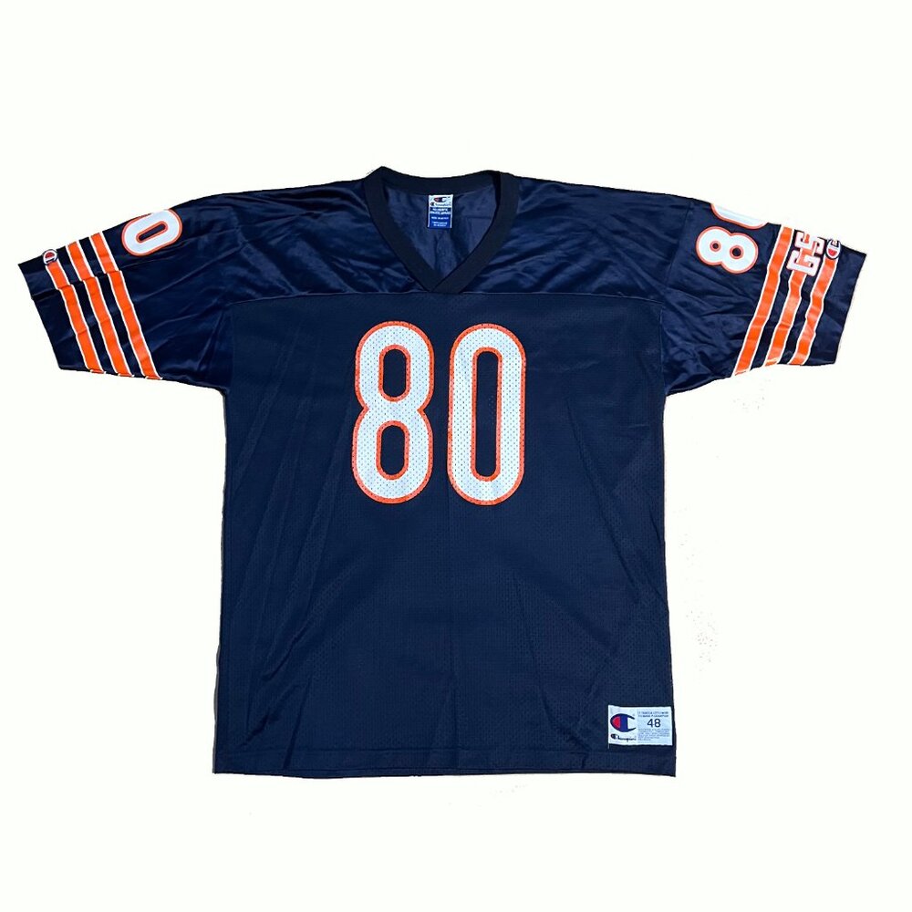 Vintage Champion Curtis Conway Chicago Bears NFL Jersey #80 Size 48